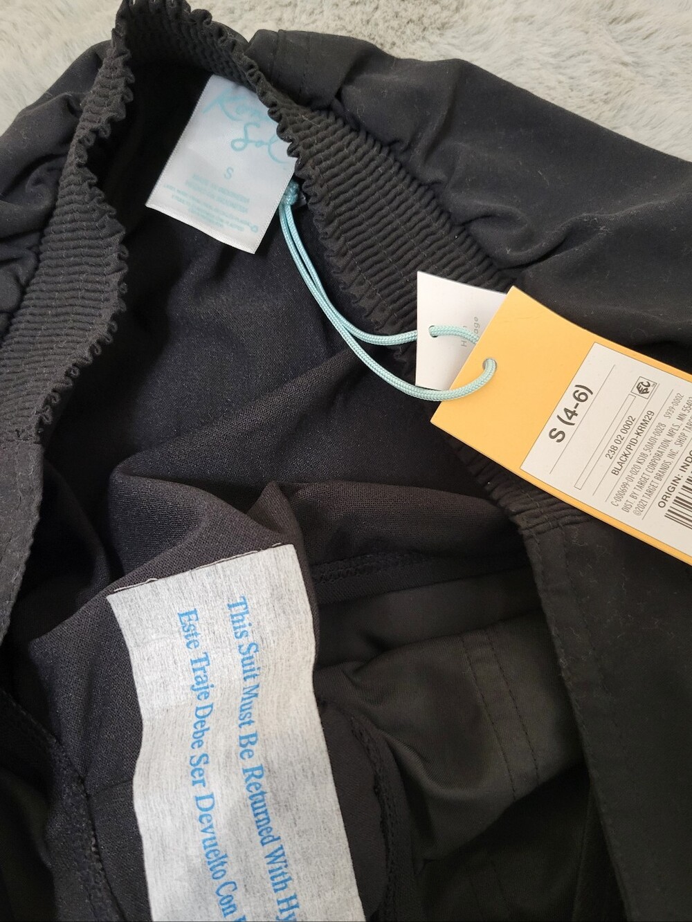 Nwt Kona Sol Black Swimskirt With Pockets - Picture 6 of 7